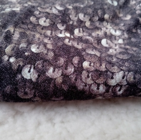 PAIGE Verdugo Ankle Sequin Print Skinny Jeans 27 - Picture 3 of 8